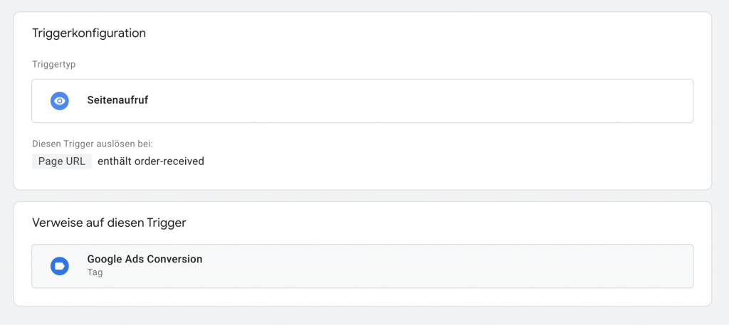 conversion tracking tagmanager